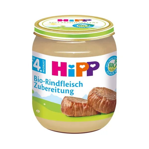 Veiselihapüree mahe 4+, HIPP, 125 g