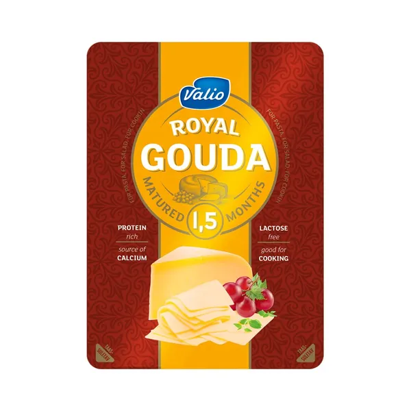 Viilujuust Royal Gouda Yellow laktoosivaba, VALIO, 150 g