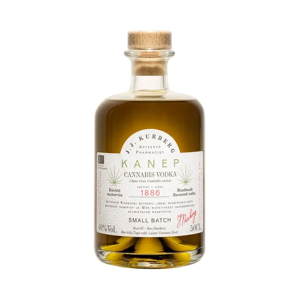 Maitsestatud viin J.J. Kurberg Kanep, 0,5L alk.40%, R17/125424/10