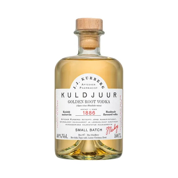 Maitsestatud viin J.J. Kurberg Kuldjuur,  0,5L alk.40%, R17/118944/10