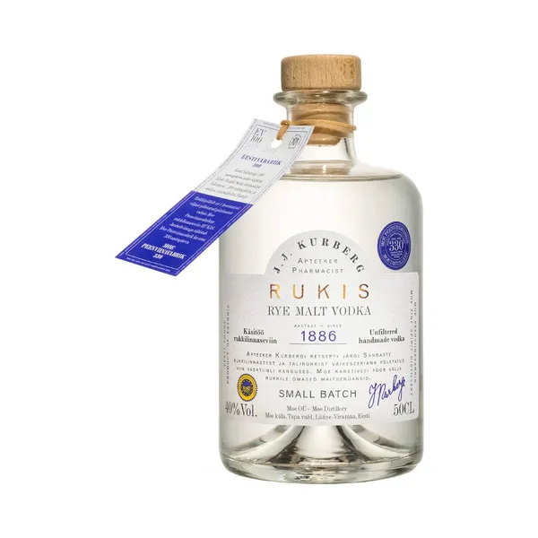 Viin J.J Kurberg Rye/Rukis, 40% 0,5 L, R17/125398/1