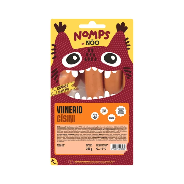 Viinerid Nomps, NÕO, 250 g