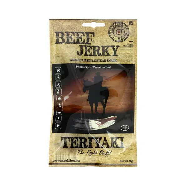 Vinnutatud veiseliha Teriyaki, BEEF JERKY, 50 g