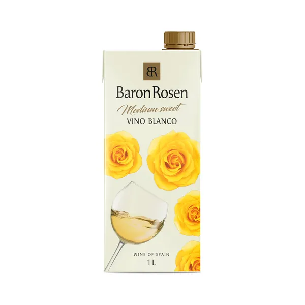 Vino Blanco Semi-Sweet, BARON ROSEN, 100 cl