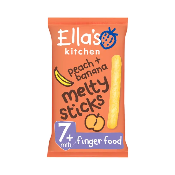 Virsiku-banaani maisipulgad, ELLA'S KITCHEN, 16g
