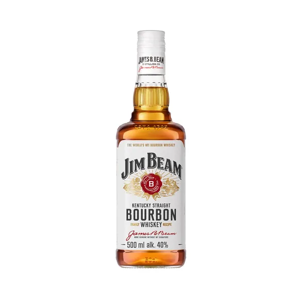 Whiskey JIM BEAM White Label 4YO, 40%vol 0,5L,R15/99806/3
