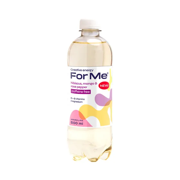 Vitamiinijook hibiskuse, mango ja rosee pipra maitseline, FOR ME, 500 ml