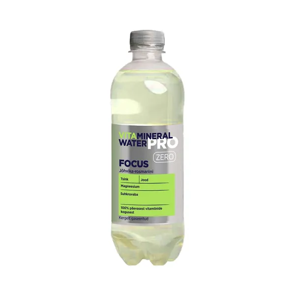 Vitamiinivesi Pro Focus, suhkruvaba, VITAMINERAL, 500 ml