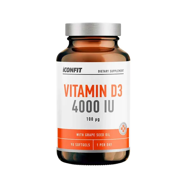 Vitamin D3 kapslid 4000 IU N90, ICONFIT, 85 g