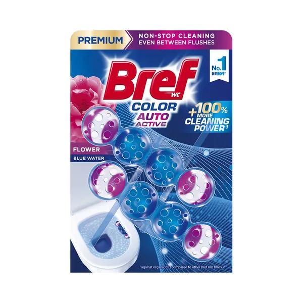 WC värskendaja Color auto active flower 2X50g, BREF, 100 g