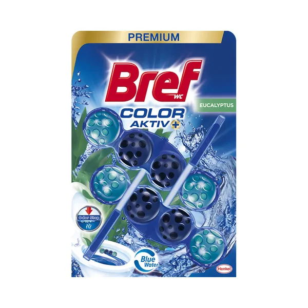 WC-värskendaja Power Aktiv Blue Eucalypt, BREF, 2x50 g
