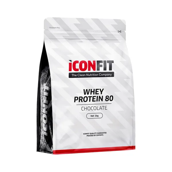 Whey Protein 80 – Chocolate, ICONFIT, 1 kg