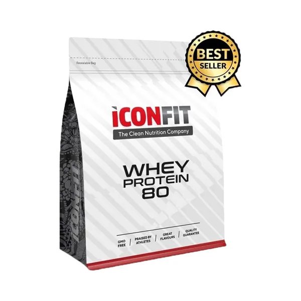 Whey Protein 80 – Vanilla, ICONFIT, 1 kg