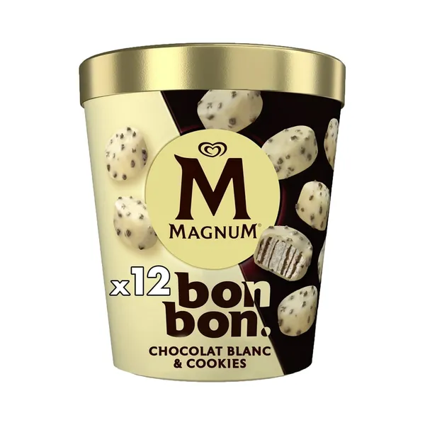 White choc cookie jäätis, Bonbons, MAGNUM, 168 g