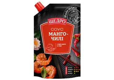 Aitrus padažas su mangais SCHEDRO, 200 g