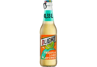 Alaus kokteilis DLIGHT Tekilos ir Žaliųjų citrinų skonio, 2,9 %, 0,33 l, butelis, D