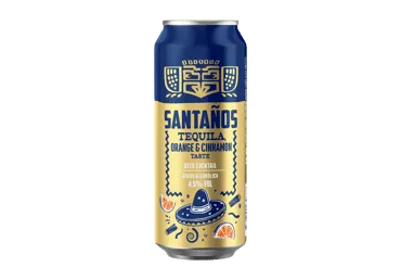 Alaus kokteilis SANTANOS TEQUILA, ORANGE & CINNAMON 4.5%, 500 ml