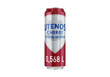 Alaus kokteilis UTENOS, vyšnių skonio, 4,6 %, 0,568 l