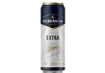 Alus GUBERNIJA, Ekstra Lager, 0,568l 5,2%, skardinė