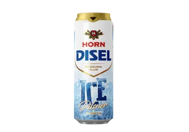 Alus HORN DISEL Ice Pilsner, 4,7 %, 0,568 l
