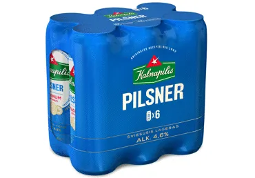 Alus KALNAPILIS PILSNER, 6 vnt., 3408 ml