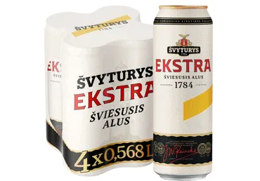 Alus ŠVYTURYS EKSTRA, 4 vnt., 2272 ml