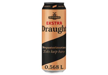 Alus ŠVYTURYS EKSTRA DRAUGHT, 5,2 %, 0,568 l