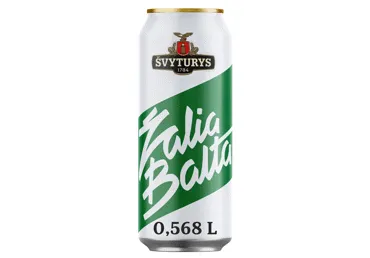 Alus ŠVYTURYS ŽALIA BALTA 5,0%, 568 ml