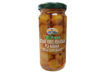 Alyvuogės apelsinų skonio marinate EL FARO, 200 g