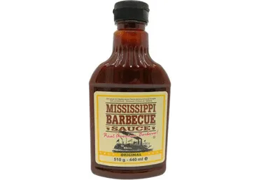 Amerikietiškas TRADICINIS kepsnių padažas MISSISSIPPI, 510 g