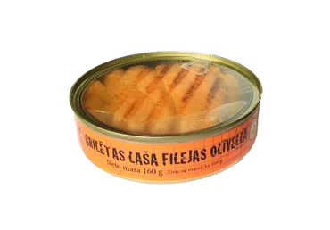 Laša filejas olīveļļā grilētas BRĪVAIS VILNIS 160g