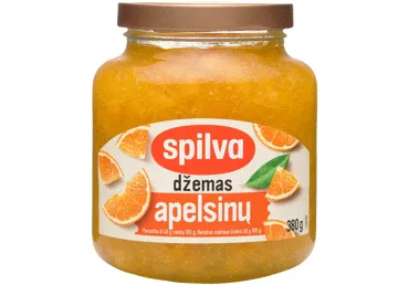 Apelsinų džemas SPILVA, 380 g