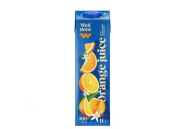 Apelsinų sultys WELL DONE, TETRA PAK, 1 l
