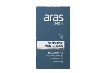 ARAS DRĖKINAMASIS BALZAMAS PO SKUTIMOSI JAUTRIAI ODAI 100 ML