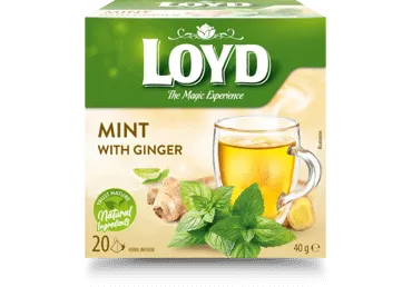 Arbata LOYD, mėtų ir imbierų skonio, 40 g