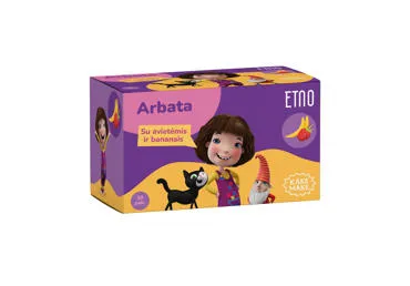 Arbata su avietėmis ir bananais ETNO KAKĖS MAKĖS, 20 vnt.