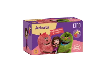 Arbata su braškėmis ir vanile ETNO KAKĖ MAKĖ, 30 g
