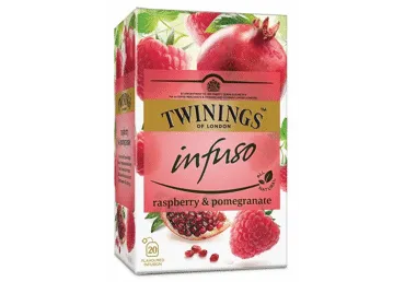 Arbata TWININGS, aviečių ir granatų skonio, 20 vnt.
