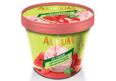 Arbūzų skonio plombyras su arbūzų įdaru AURUM, 800 ml / 455 g