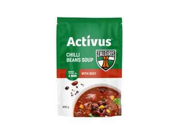Aštri pupelių sriuba su jautiena ACTIVUS & ŽALGIRIS, 400 g