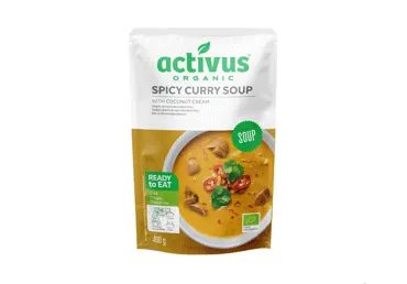 Ekologiška aštri kario sriuba ACTIVUS, 400 g