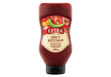Aštrus kečupas EXTRA LINE, 480 g