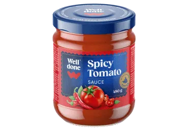 Aštrus pomidorų padažas WELL DONE, 480 g