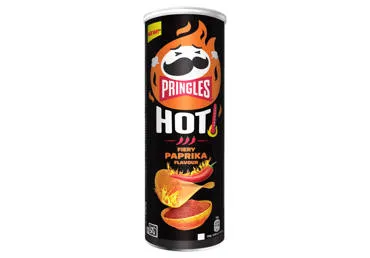 Aštrūs traškučiai PRINGLES HOT FIERY PAPRIKA, 160 g