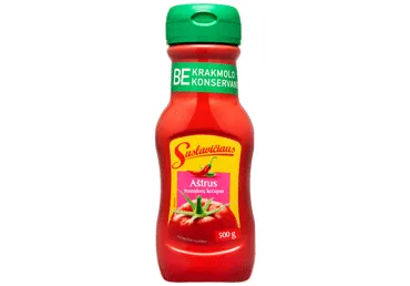 Aštrusis SUSLAVIČIAUS pomidorų kečupas, 500 g