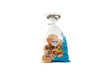 Atitirpintos mini mėsainių bandelės, 320 g