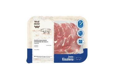 Atšaldyti kiaulienos sprandinės pjausniai WELL DONE, 360 g
