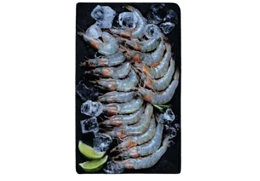 Atšildytos baltakojės blyškiosios krevetės, nevirtos, 1 kg