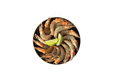 Garneles Vannamei nevārītas atkausētas 70/80 kg 