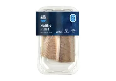 Atšild. ledjūr. menkės filė WELL DONE(lot.Pollachius virens), 250 g